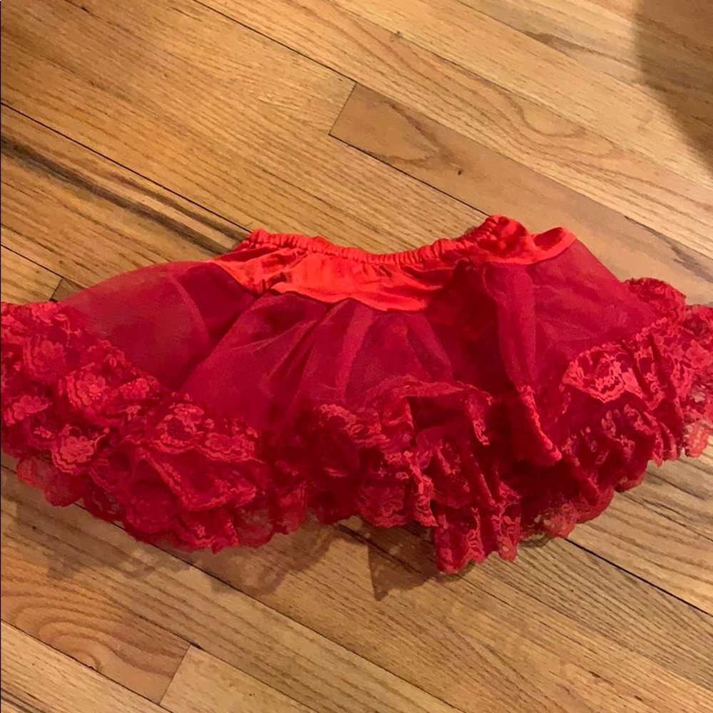 Red petticoat for under Circle Skirt